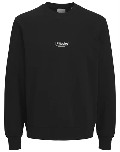 Jack & Jones - JJESoho Sweat Crew Neck Sweatshirt - Black